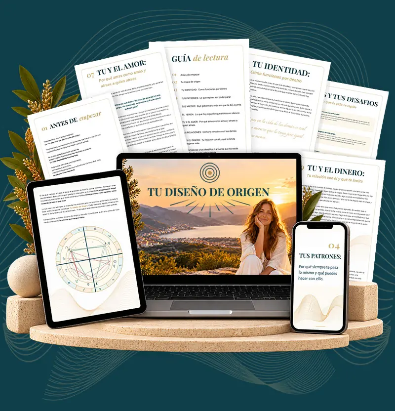 Tu Diseño de Origen: tu carta natal explicada en PDF, en ordenador, tablet y móvil